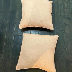 outdoor pillows light pink/peach